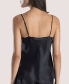 Caraco en soie à fines bretelles Toi Mon Amour (ex. Soie d'Amour) noir Aubade QS38-MS38-NOIR
