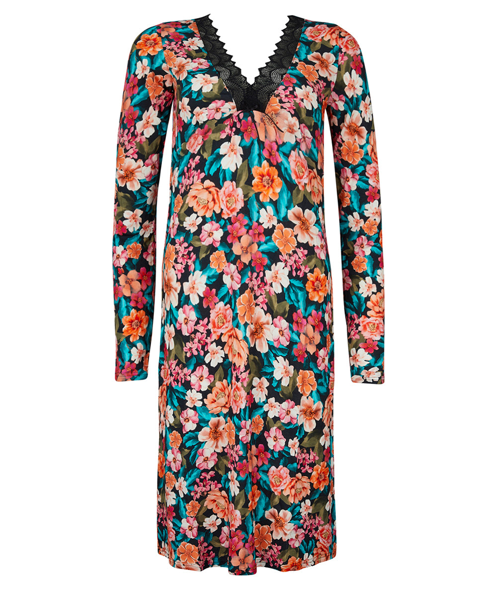 Chemise de nuit Antigel de Lise Charmel Parfum de Kerala bain de fleurs FLJ1854-BF