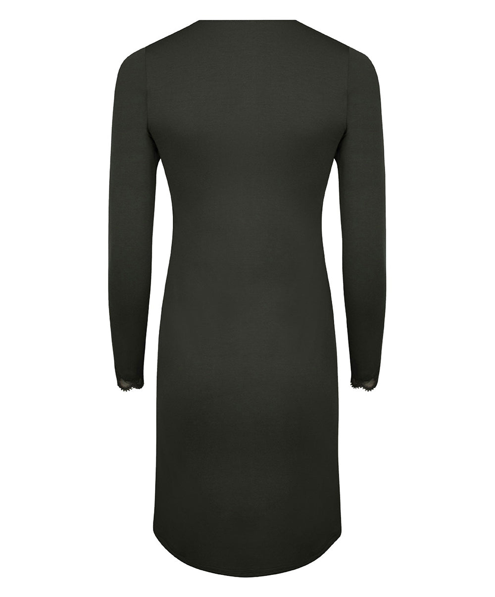 Chemise de nuit manches longues col en V Antigel de Lise Charmel Simply Perfect éclat aventure ENA1306-EA 10