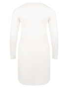 Chemise de nuit manches longues col en V Antigel de Lise Charmel Simply Perfect nacre ENA1306-NA 100