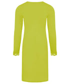 Chemise de nuit manches longues col en V Antigel de Lise Charmel Simply Perfect vert granny ENA1306-VG 100