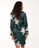 Chemise de nuit satin imprimé fleurs Lingadore 7620-17-PRINT