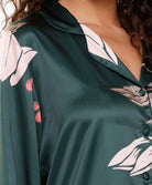 Chemise de nuit satin imprimé fleurs Lingadore 7620-17-PRINT