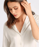 Chemisier en soie Toi Mon Amour (ex. Soie d'Amour) noir Aubade QS44-NACR