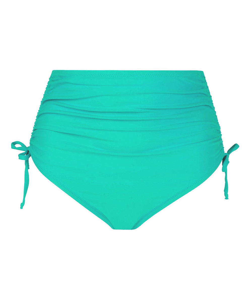 Culotte de bain rétro taille haute La Chiquissima émeraude Antigel Bain EBB0214-MD 3