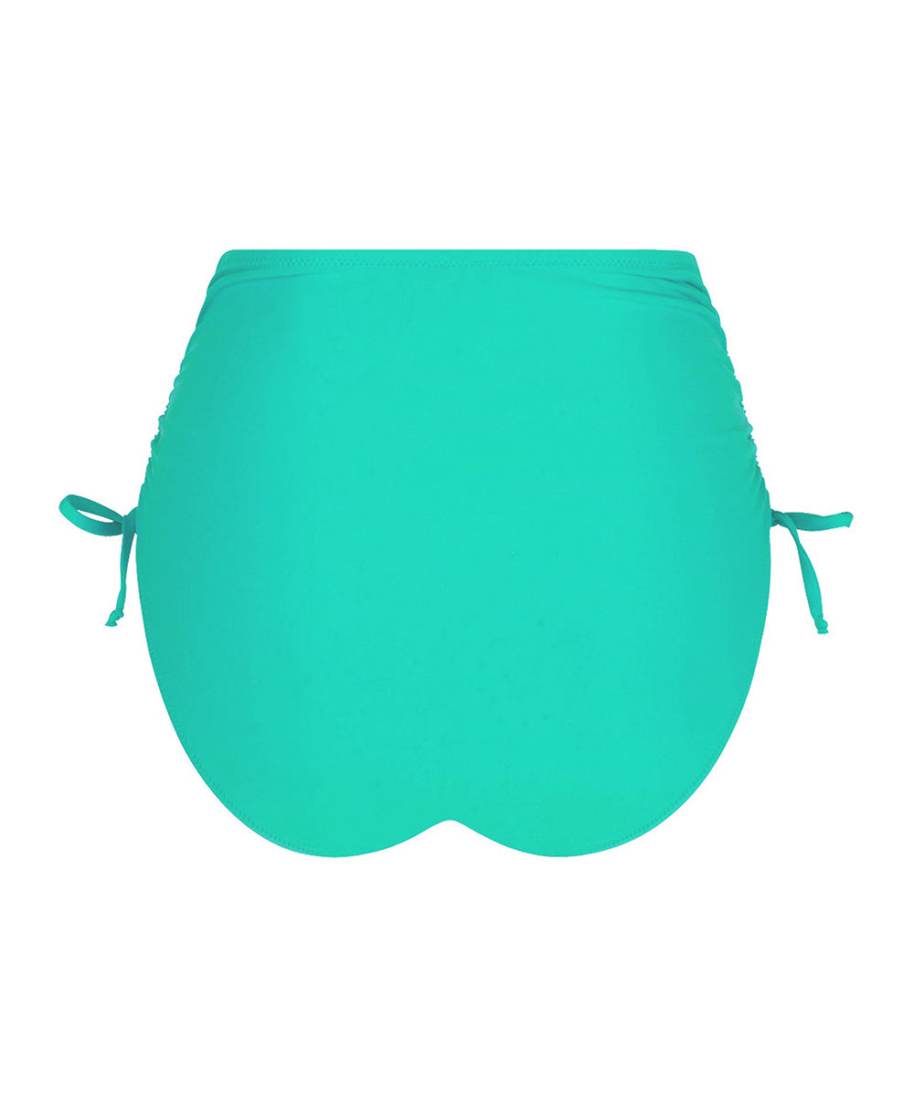 Culotte de bain rétro taille haute La Chiquissima émeraude Antigel Bain EBB0214-MD 4