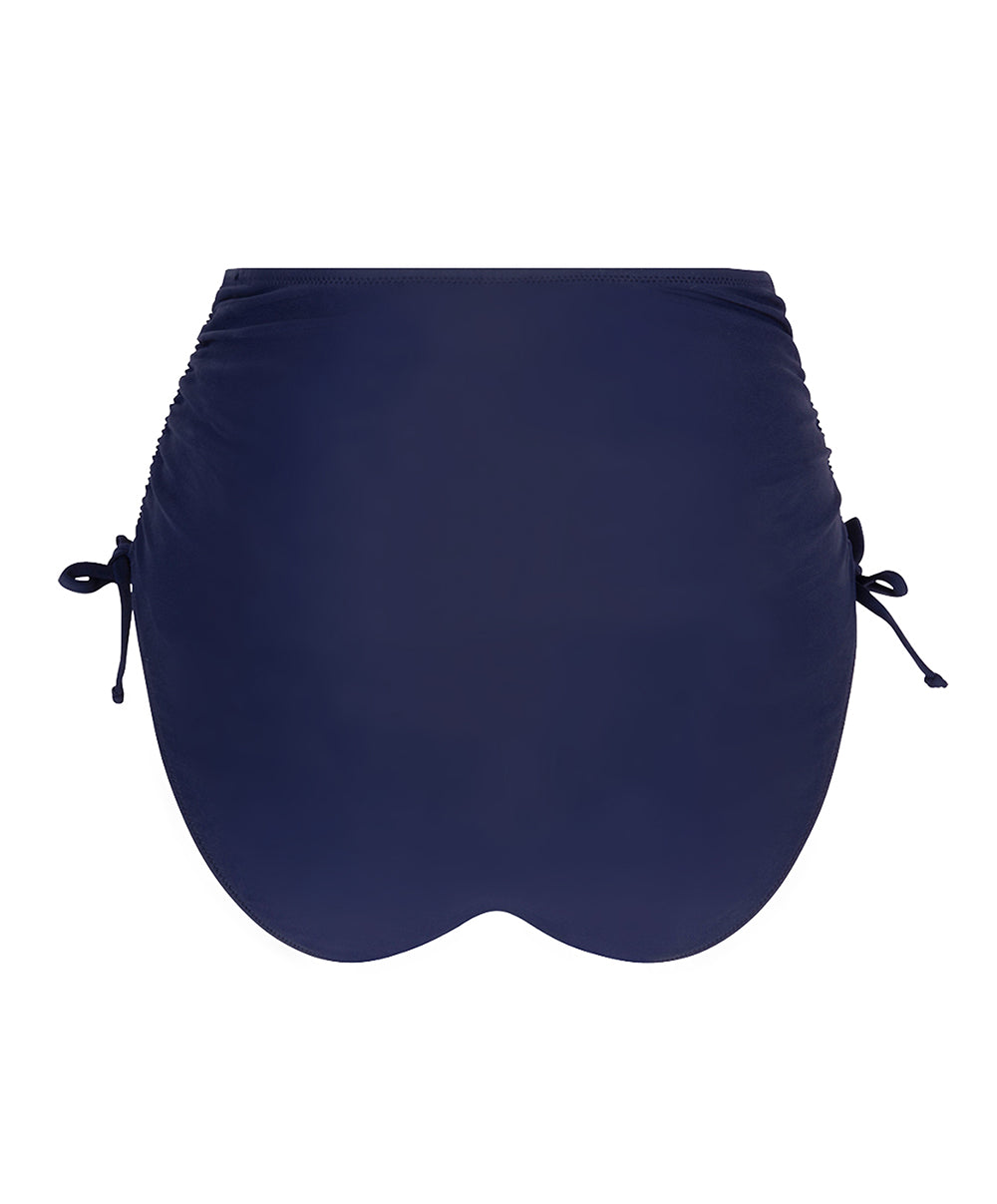 Culotte de bain rétro taille haute La Chiquissima marine Antigel Bain EBB0214-MM 4