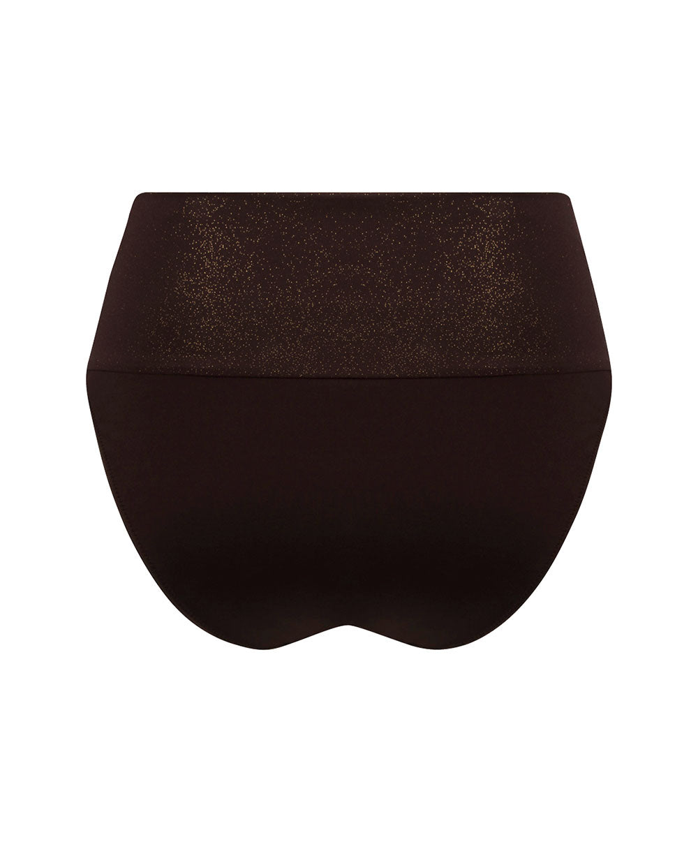 Culotte de bain taille ajustable La Starlette star marron Antigel Bain FBB0305-SM