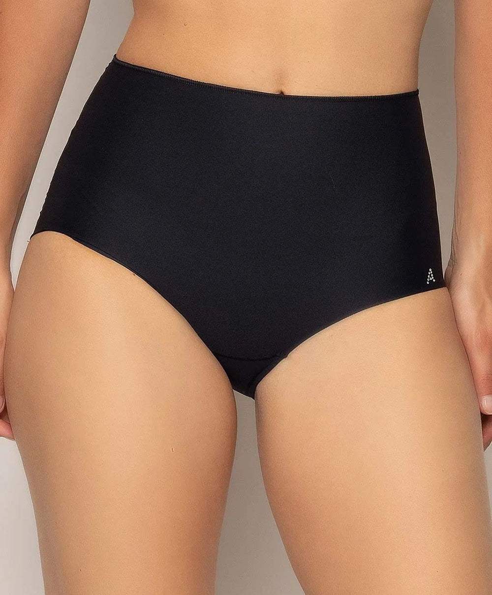 Culotte gainante taille haute Antigel de Lise Charmel Culte Beauté noir ECH0666-NO