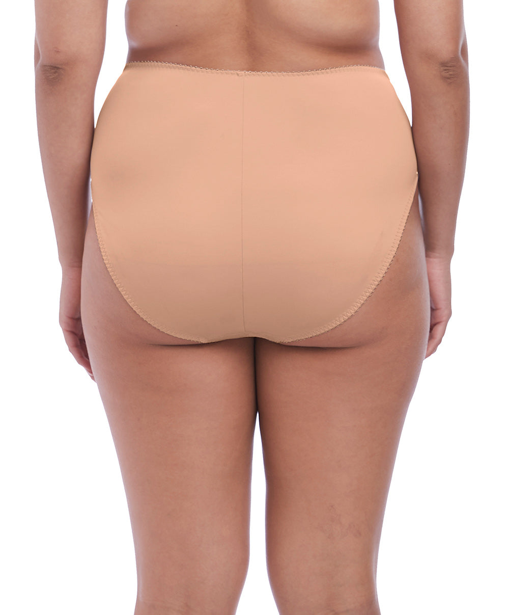 Culotte grande taille échancrée Elomi Meredith Sahara EL4445-SAH face