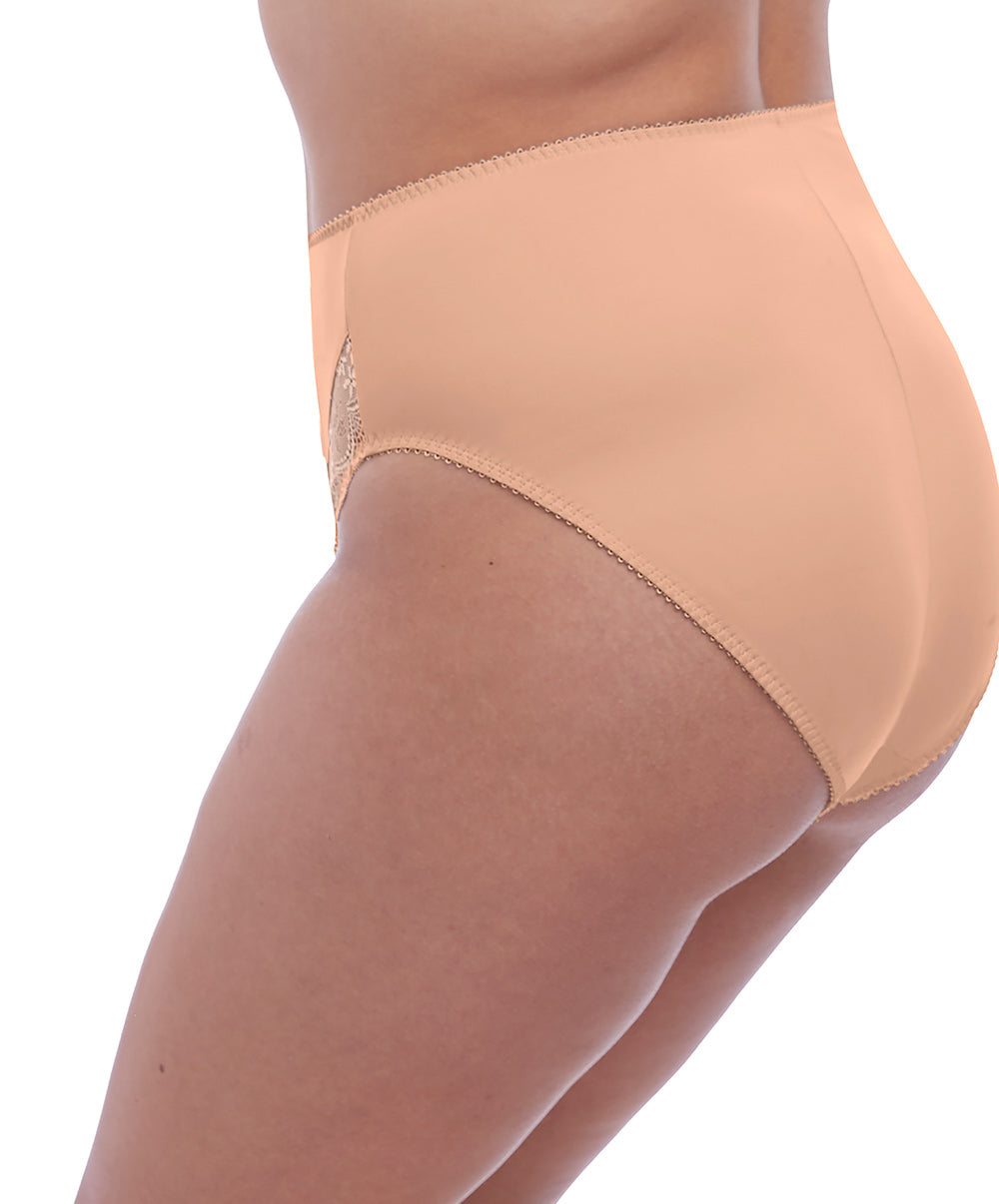 Culotte grande taille échancrée Elomi Meredith Sahara EL4445-SAH face