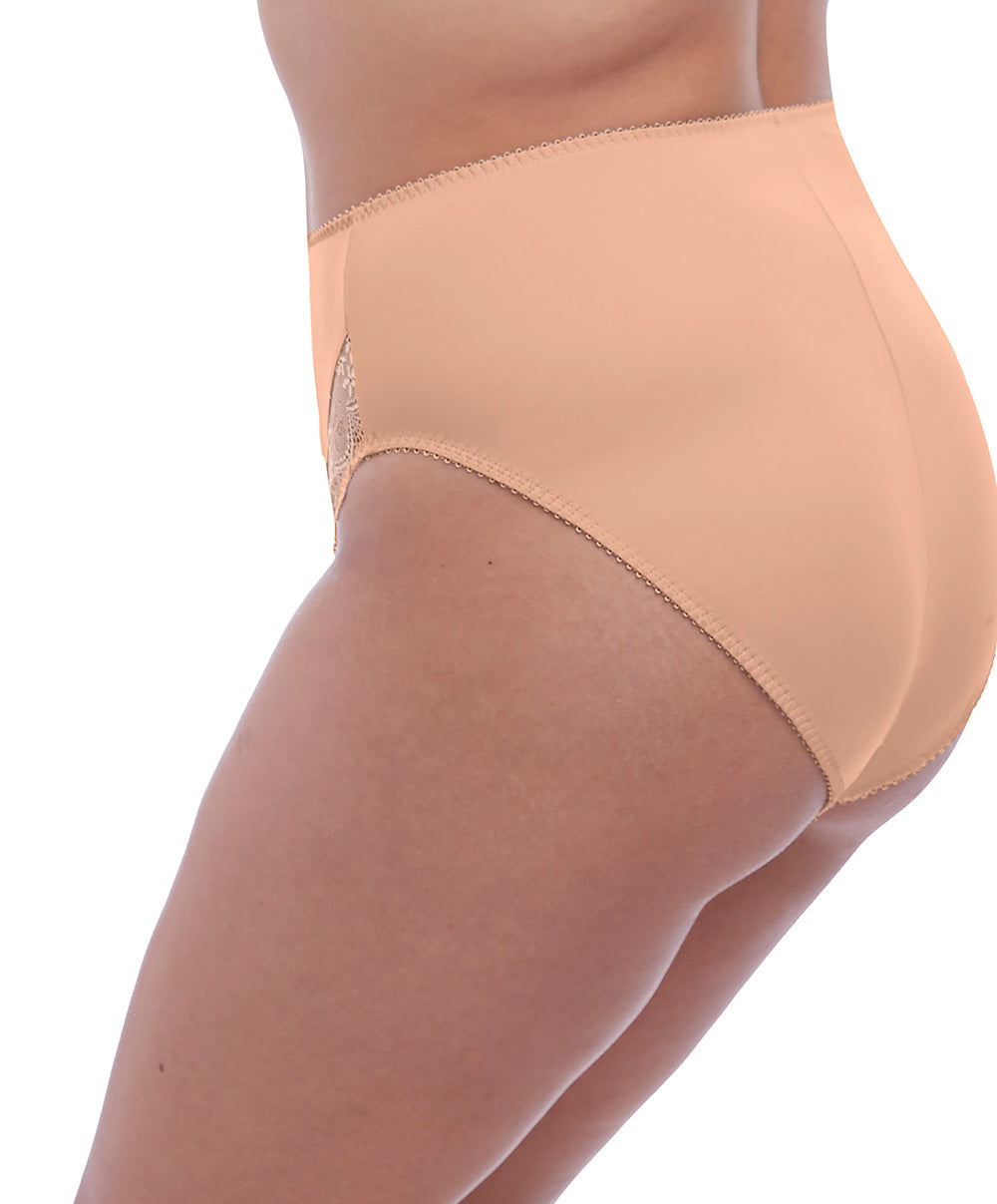 Culotte grande taille échancrée Elomi Meredith Sahara EL4445-SAH face