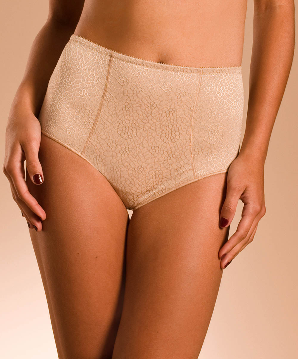 Culotte haute grande taille Chantelle C Magnifique nude C18930-0WU