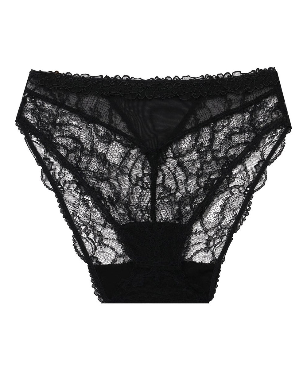 Slip haut Lise Charmel Soir de Venise noir ACA0303-NOIR