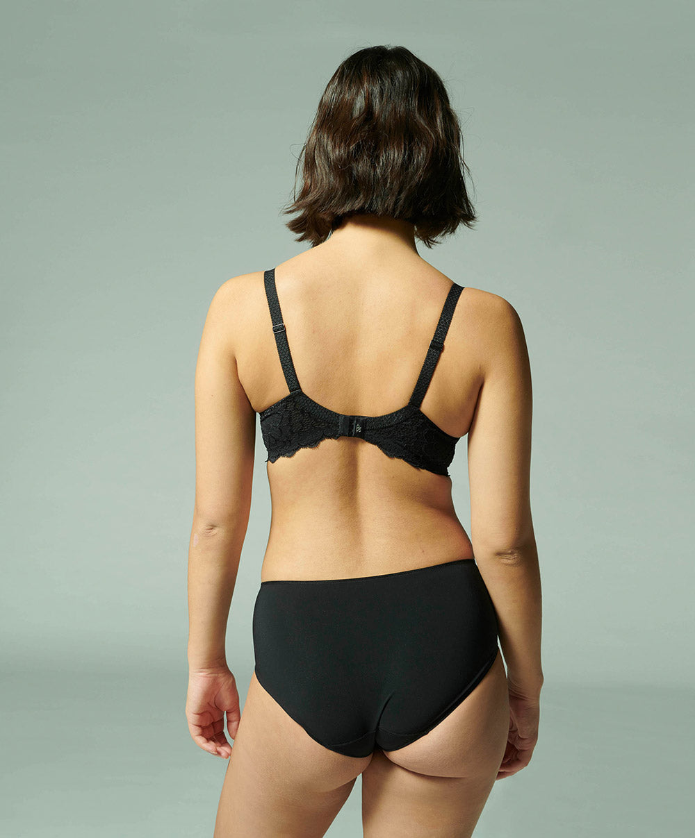 Culotte haute Simone Pérèle Caresse noir 12A770-015