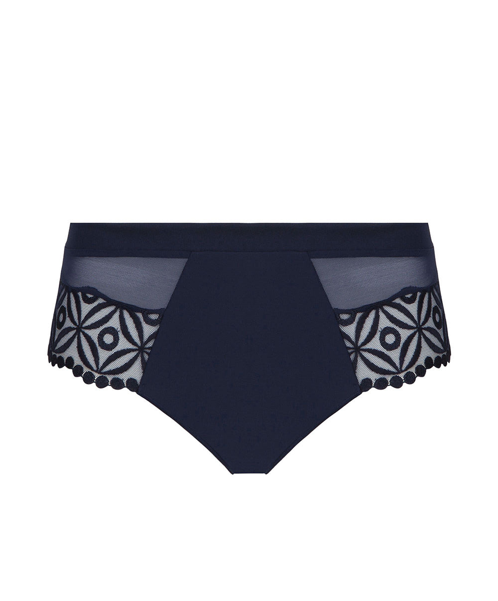 Culotte haute Instant Simone Perele Bleu nuit face