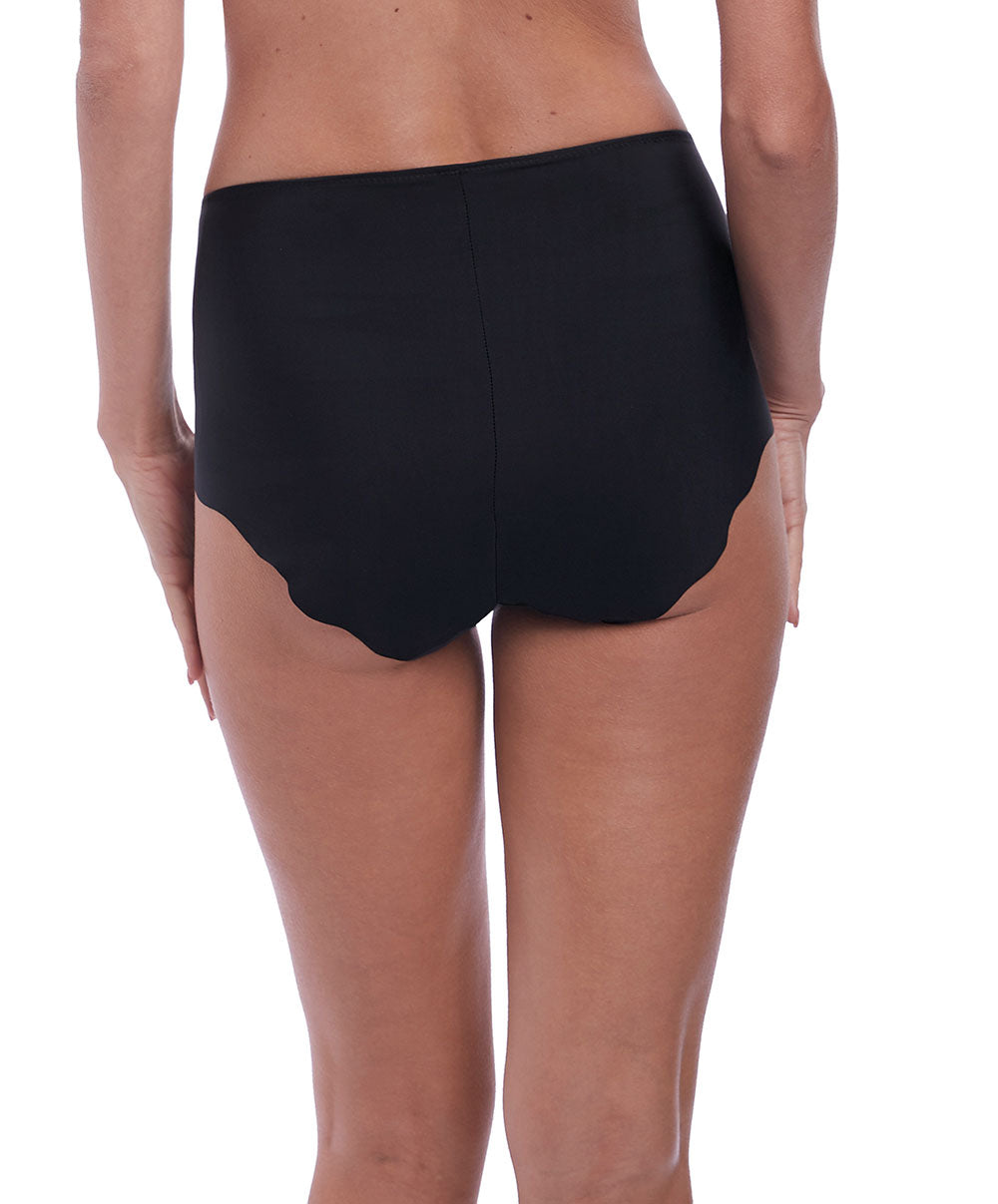 Culotte haute dos opaque Fantasie Anoushka noir FL3218-BLK face