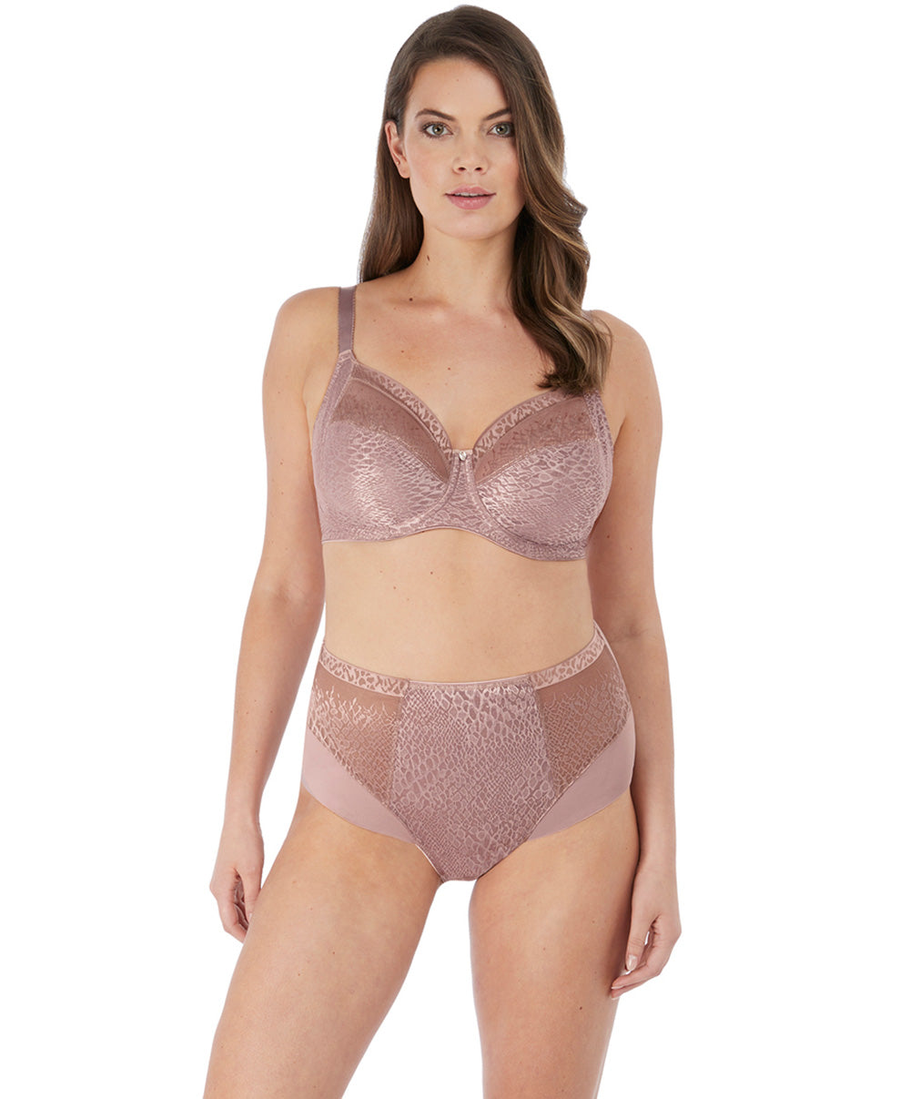 Culotte haute dos opaque Fantasie Envisage taupe FL6918-TAE