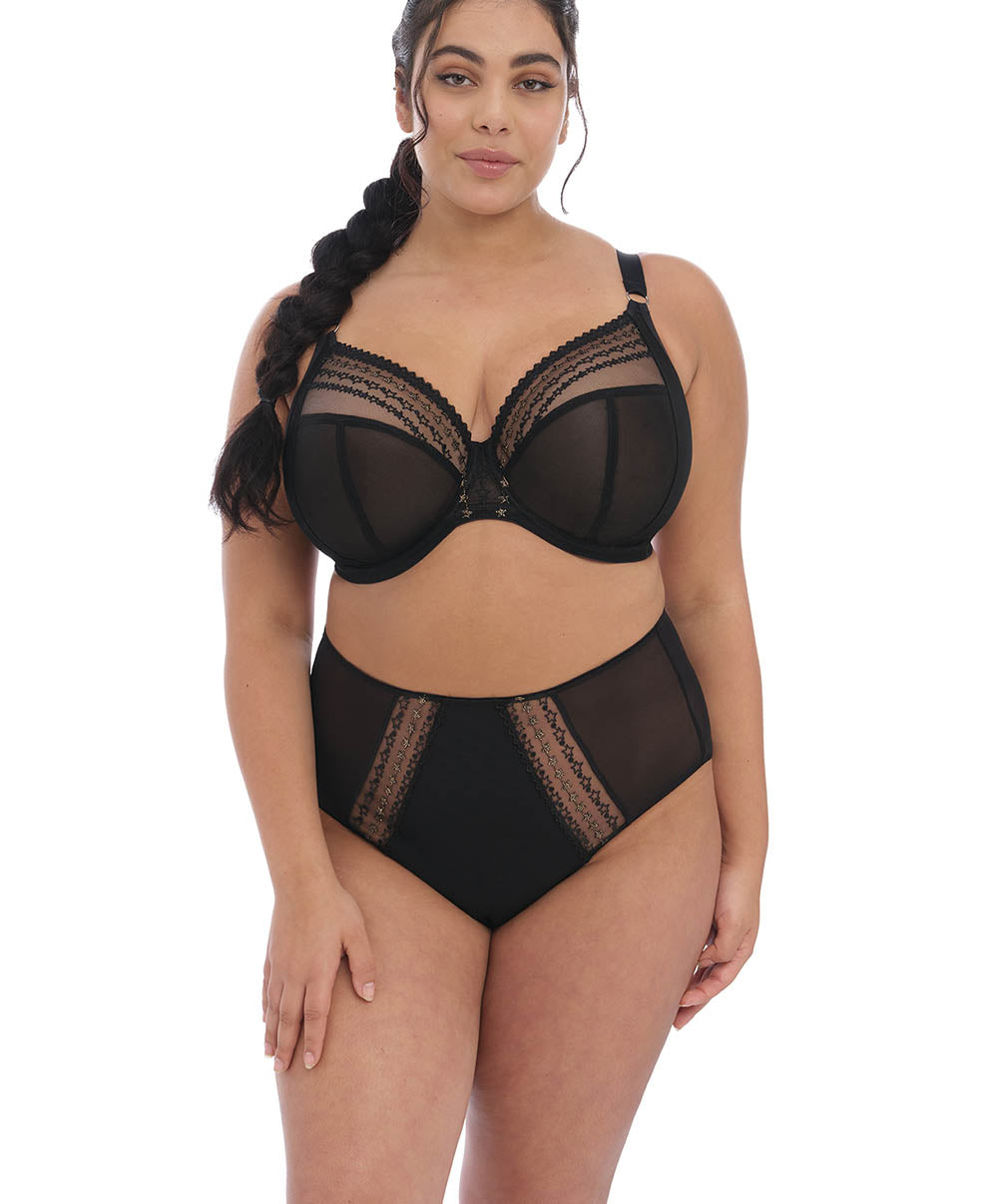 Culotte haute grande taille Elomi Matilda Black star EL8906-BKS