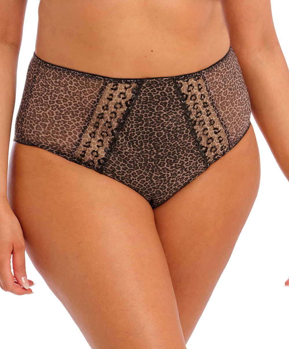 Culotte haute grande taille Elomi Matilda leopard EL8906-LED