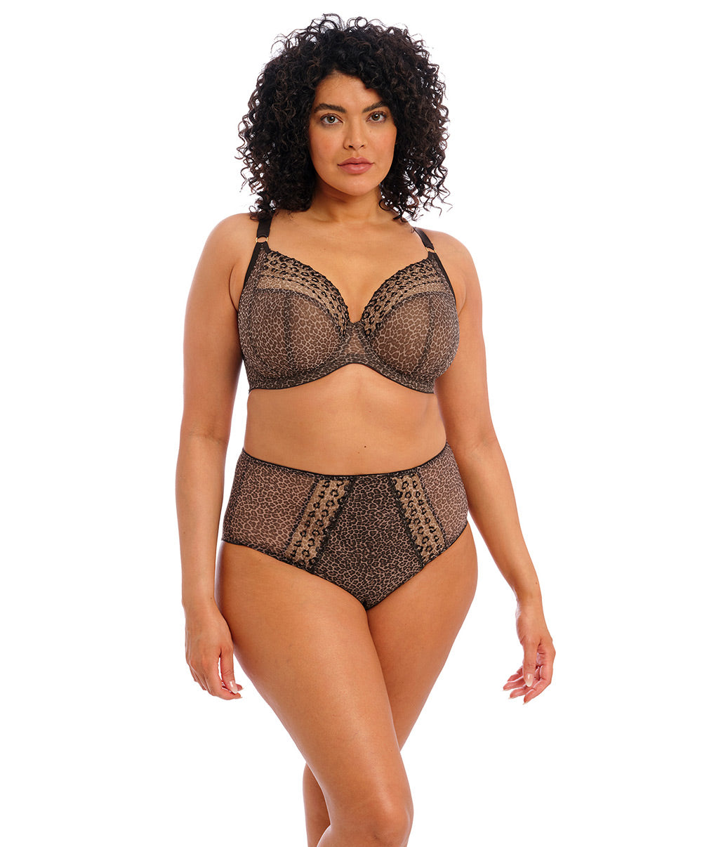 Culotte haute grande taille Elomi Matilda leopard EL8906-LED