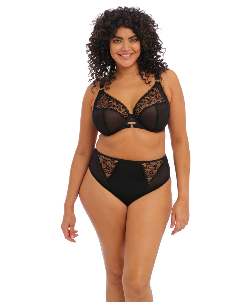 Culotte haute grande taille Elomi Namrah noir EL301353-BLK