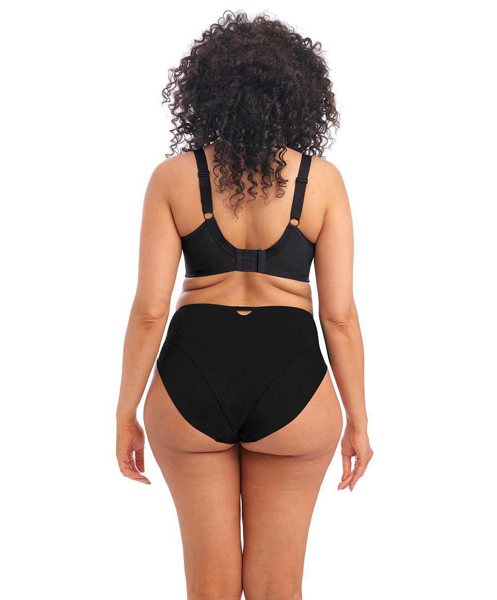 Culotte haute grande taille Elomi Priya noir EL4555-BLK