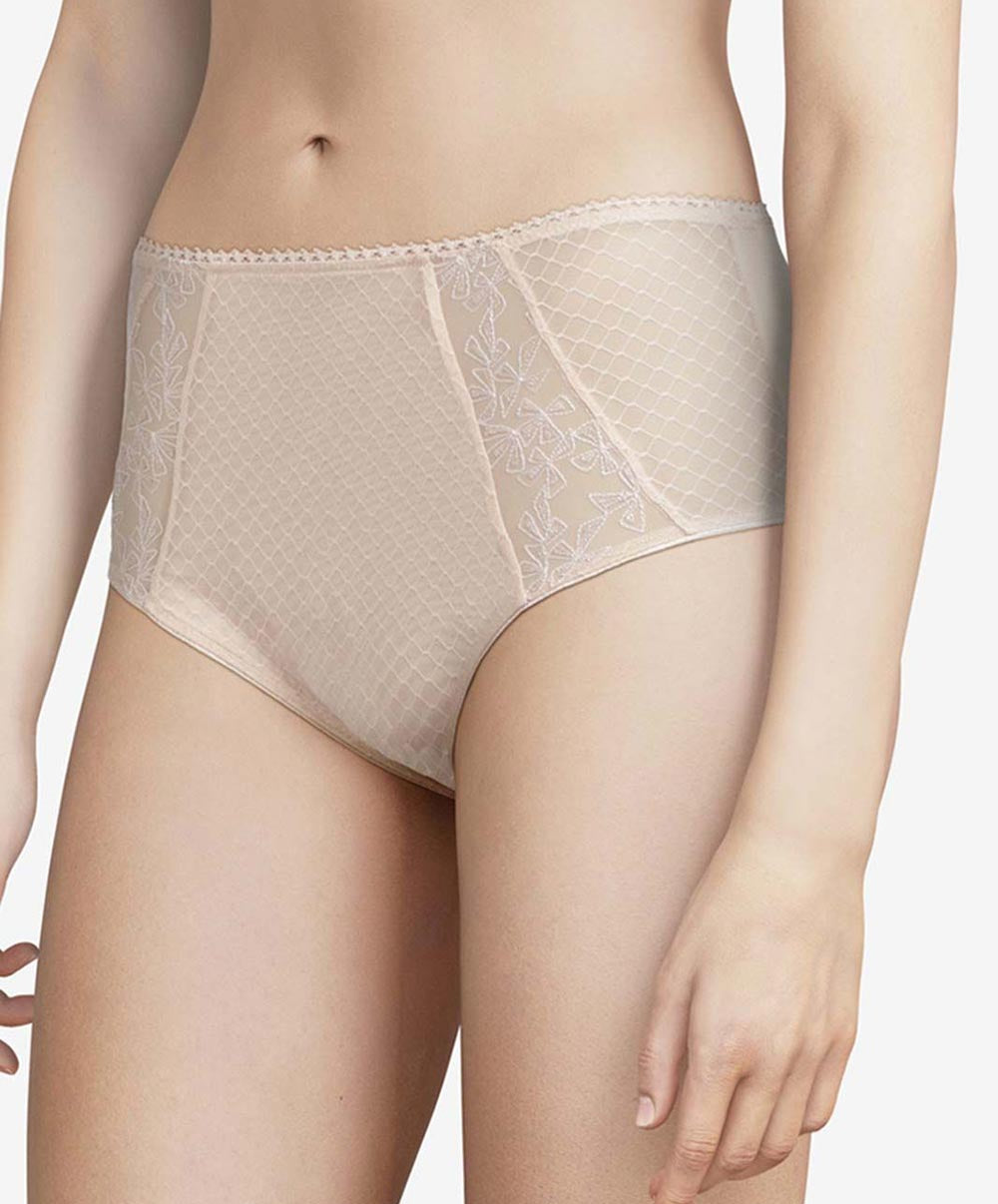 Culotte maintien taille haute Chantelle Instants beige doré C13A80-01N