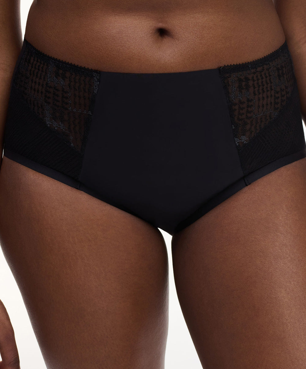 Culotte maintien taille haute Chantelle Intrigue noir C13WC6-011