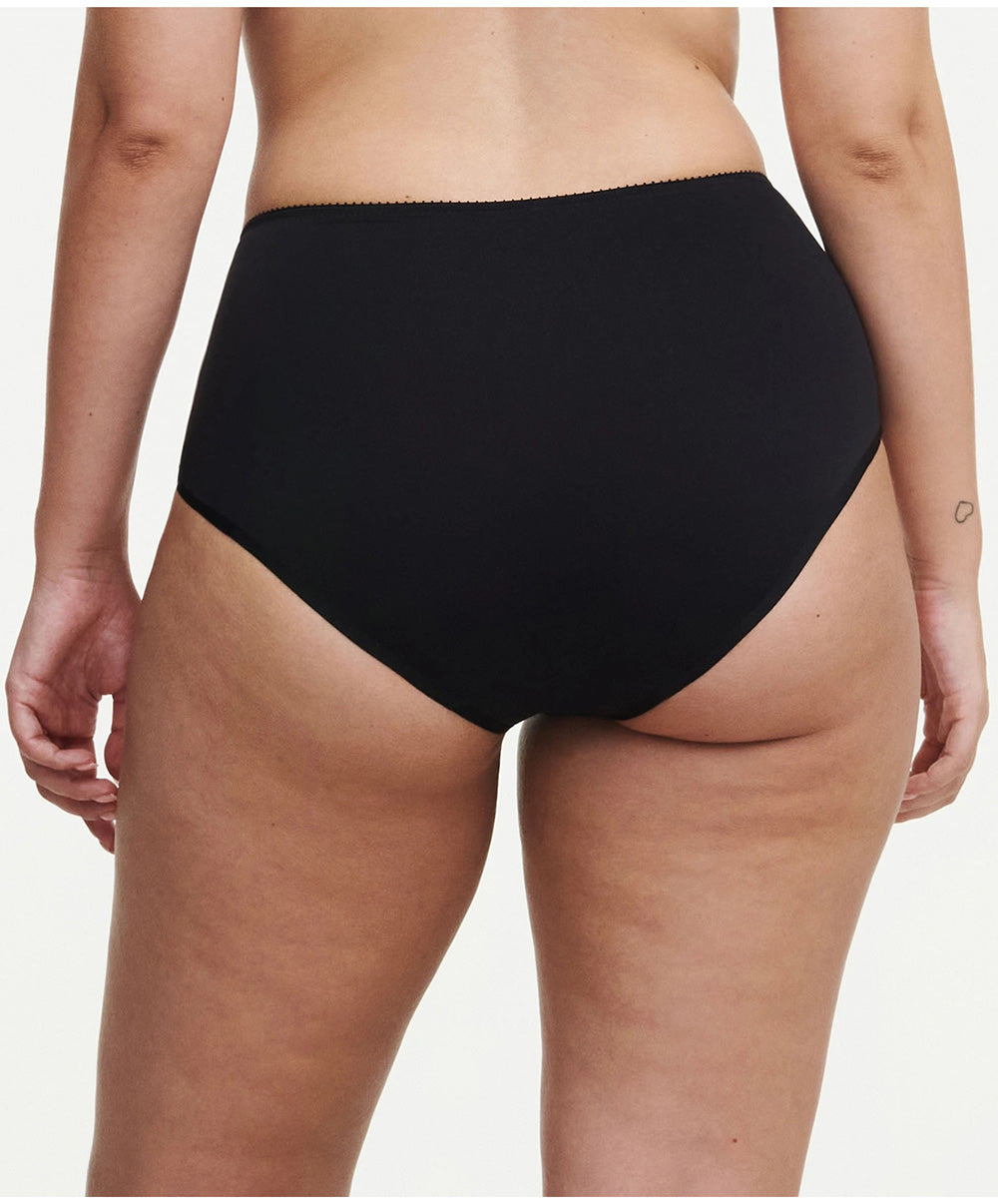 Culotte maintien taille haute Chantelle Intrigue noir C13WC6-011