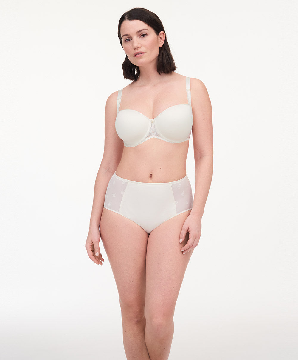 Culotte maintien taille haute Chantelle Bold Curve ivoire multicolore C13M80-0EN