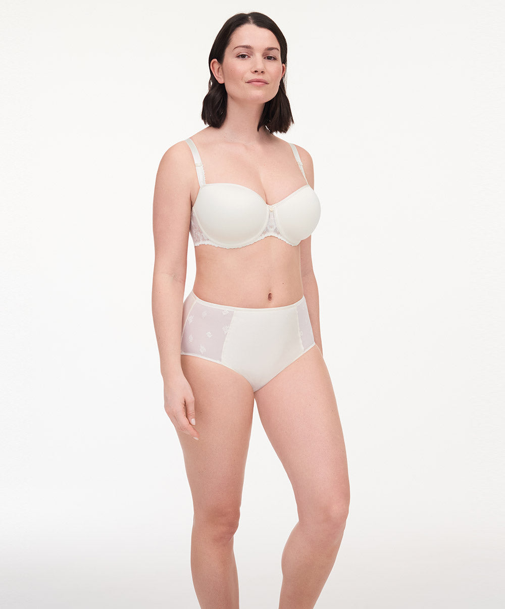 Culotte maintien taille haute Chantelle Bold Curve ivoire multicolore C13M80-0EN