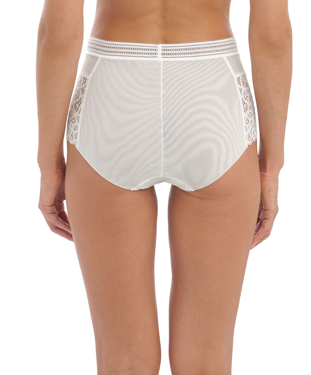 Culotte sexy taille haute Wacoal Raffine blanc WE148010-WHE