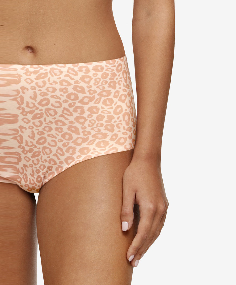 Culotte haute léopard Chantelle Soft Stretch leo neutral C11D70-0QR