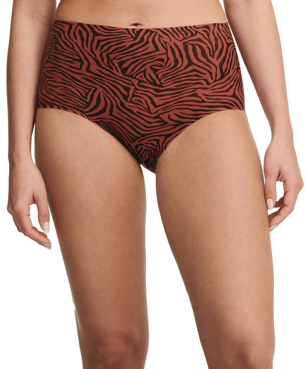 Culotte haute tigre Chantelle Soft Stretch safari chic C11D70-08X