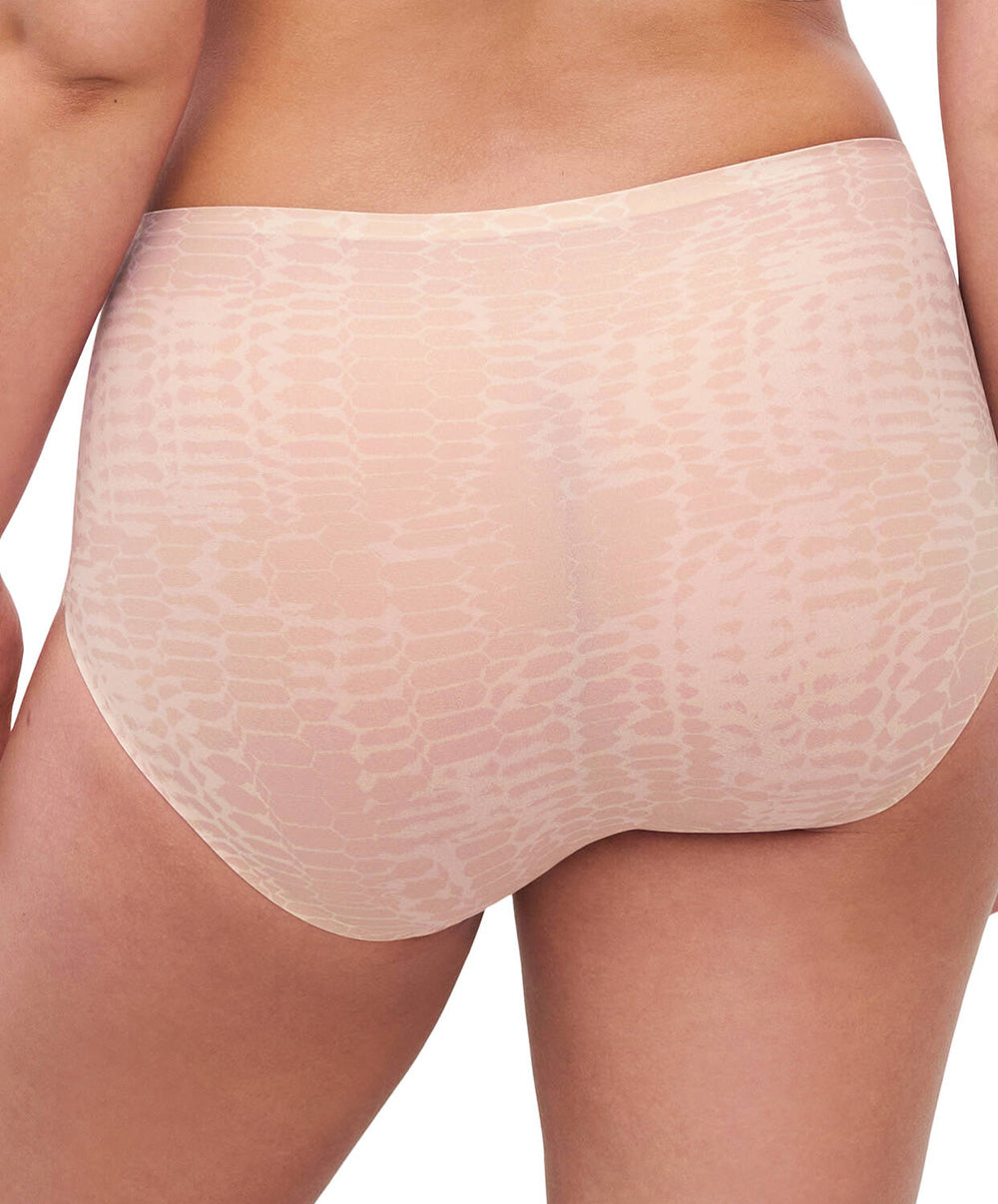 Culotte haute Chantelle Softstretch imprimé sepent clair C11D70-A20 2