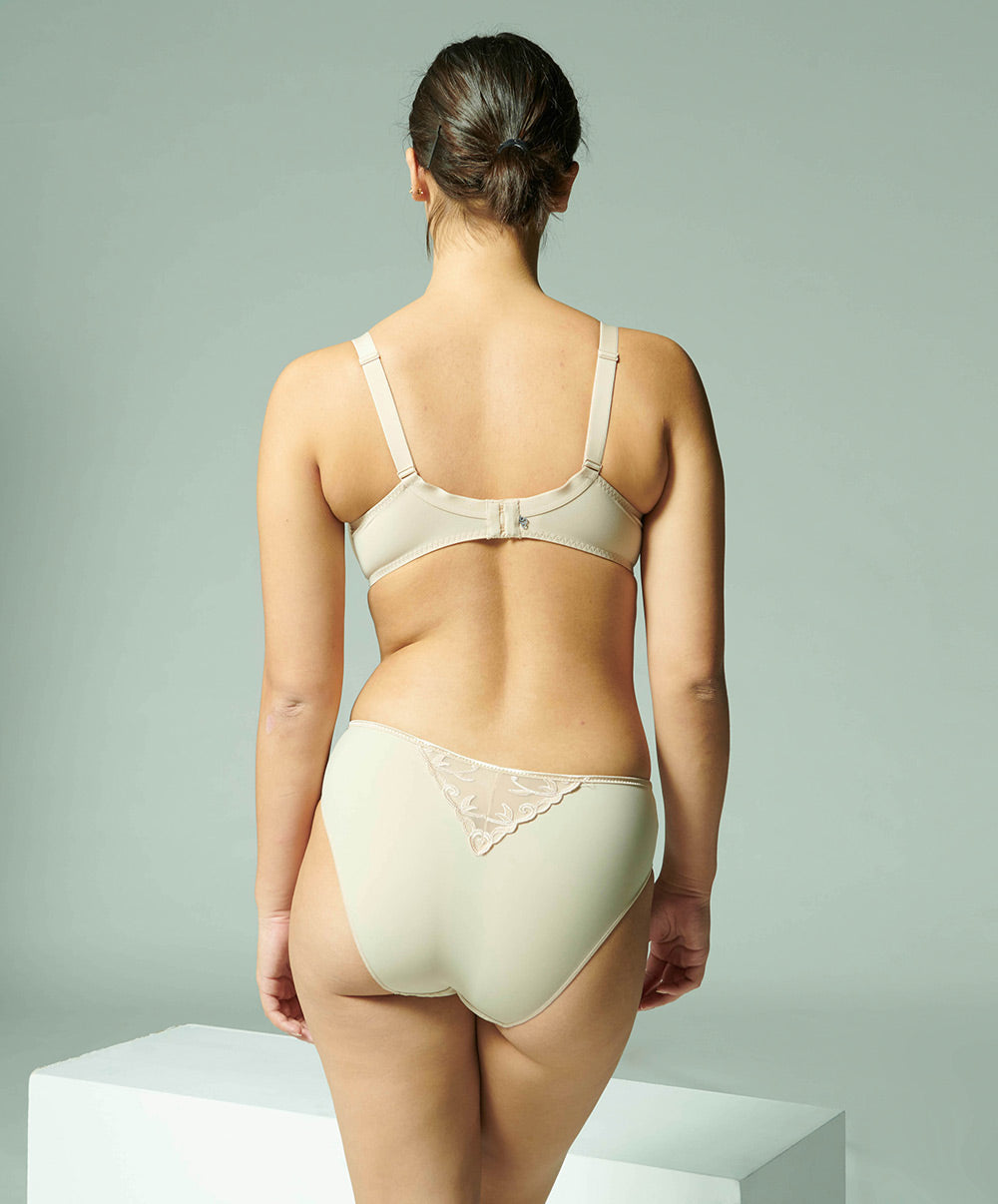 Culotte taille haute Simone Pérèle Andora peau rosée 131777-739