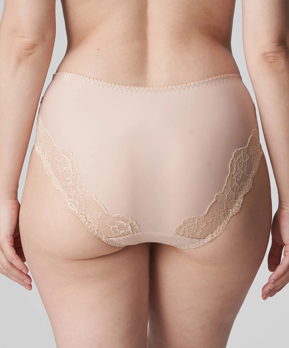 Culotte taille haute dentelle PrimaDonna Madison café latte 0562126-CAL
