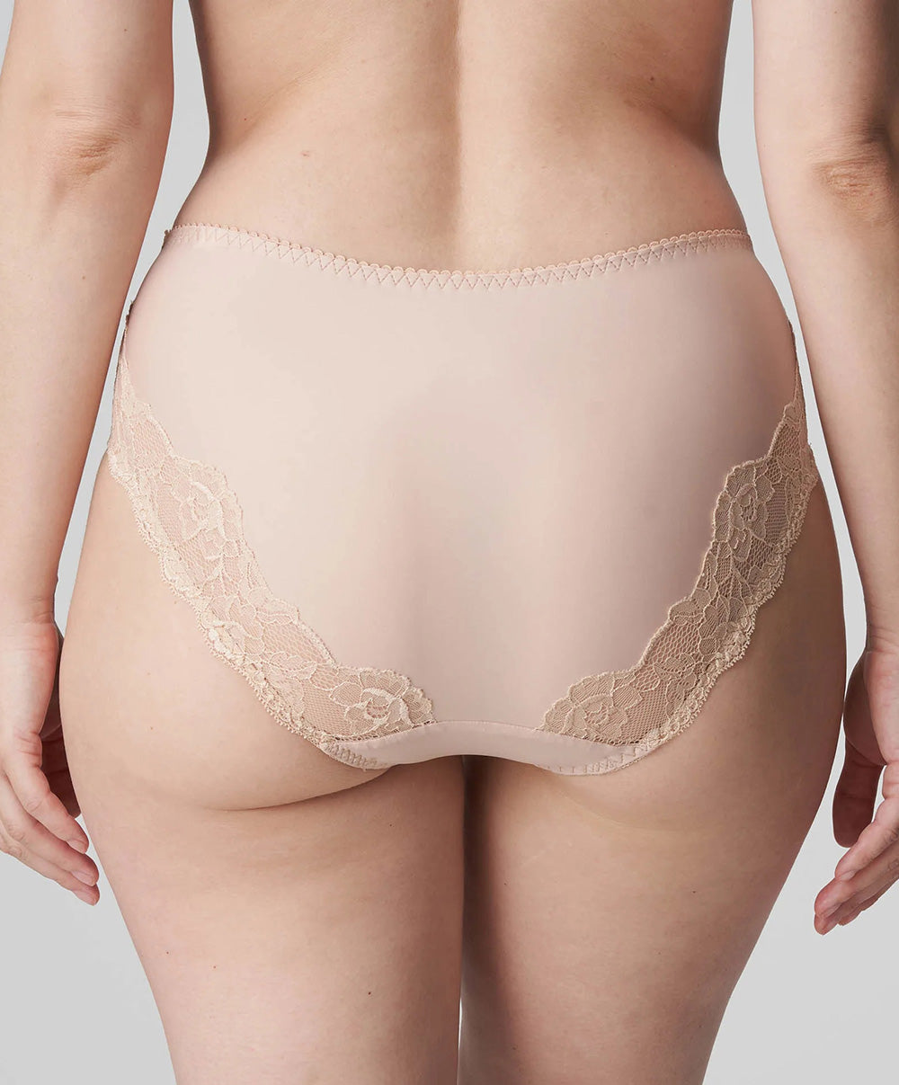 Culotte taille haute dentelle PrimaDonna Madison café latte 0562126-CAL
