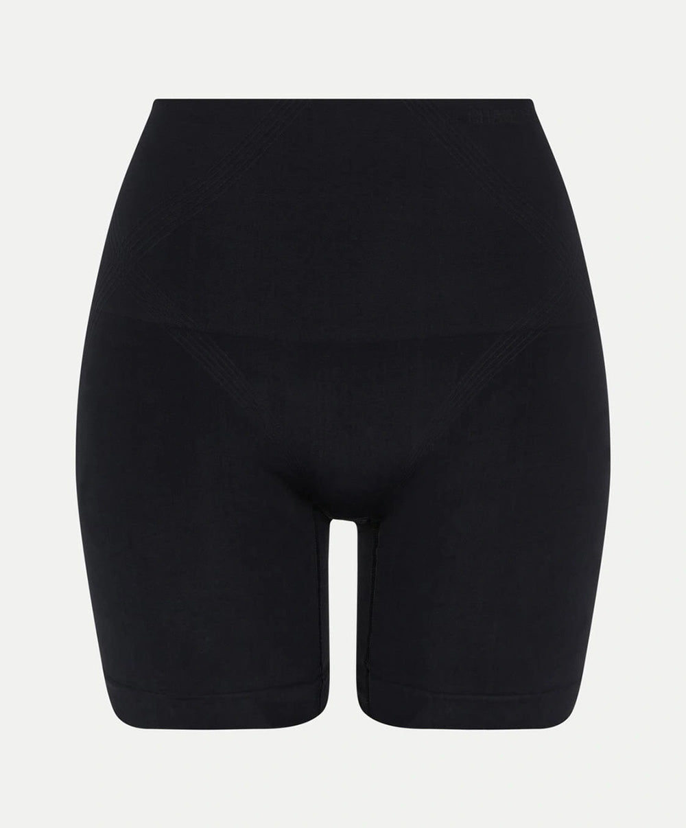 Cycliste taille haute sculptant invisible Chantelle Smooth Comfort noir C10U40-011