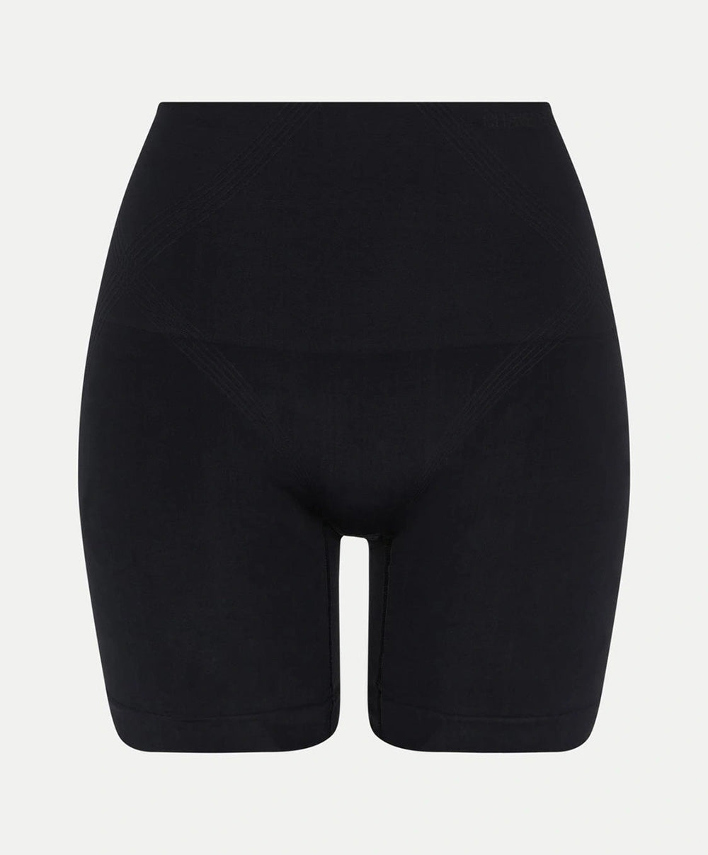 Cycliste taille haute sculptant invisible Chantelle Smooth Comfort noir C10U40-011