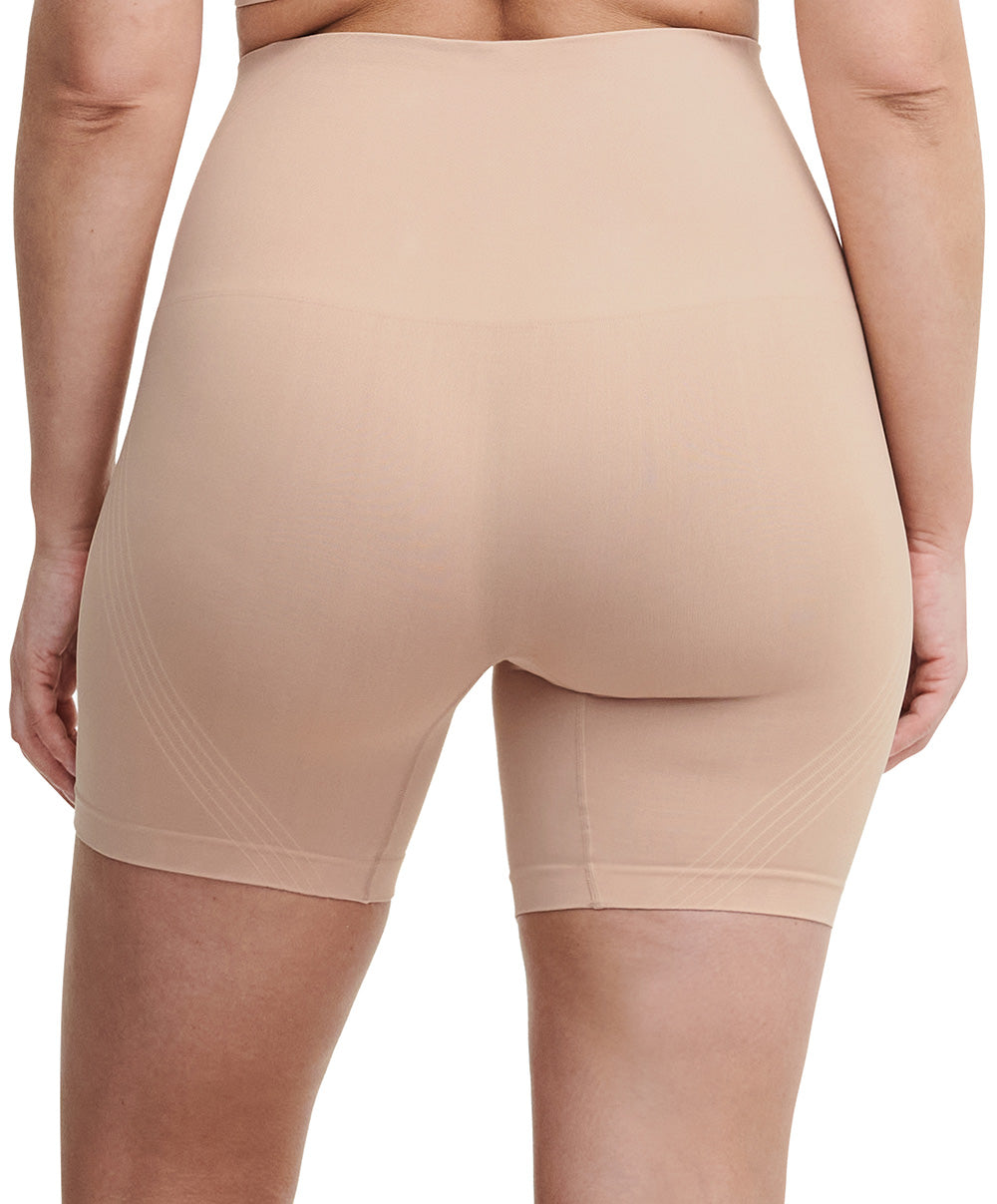 Cycliste taille haute sculptant invisible Chantelle Smooth Comfort clay nude C10U40-00Q