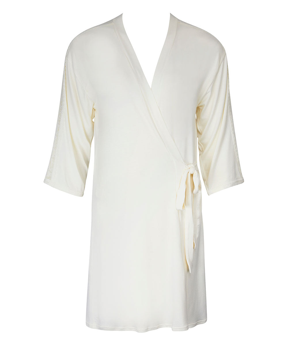 Déshabillé Antigel de Lise Charmel Atelier Séduction écru nacre ELH2057-EN