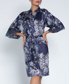 Déshabillé Lise Charmel Déesse en Glam marine argent ALH2015-MA