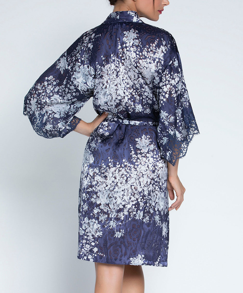 Déshabillé Lise Charmel Déesse en Glam marine argent ALH2015-MA