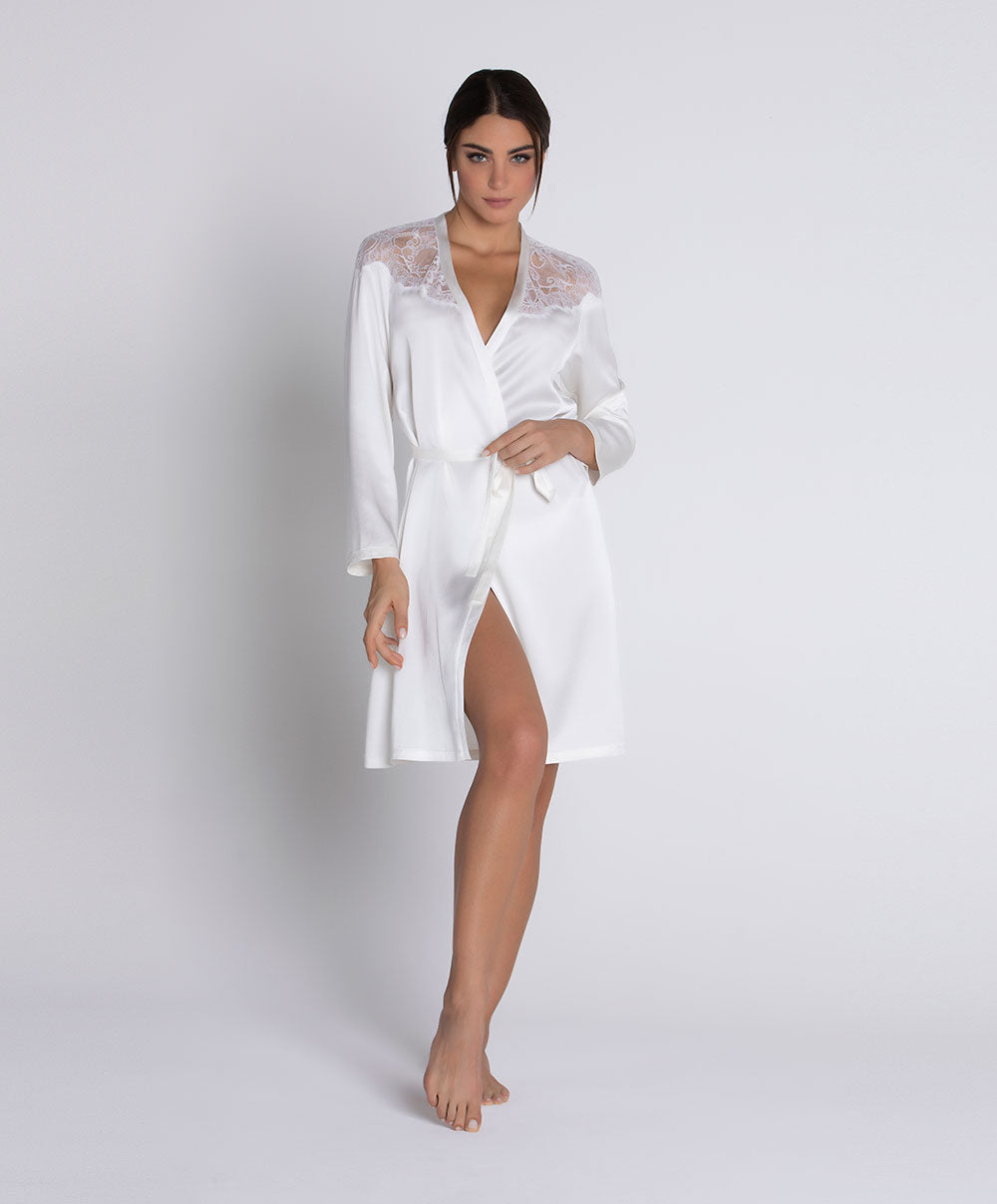 Déshabillé Lise Charmel Source Beauté ecru nacre ALH2072-EN