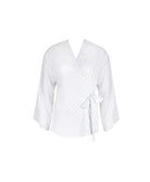 Déshabillé court Antigel de Lise Charmel Bijou du jour blanc ELH1932-BB