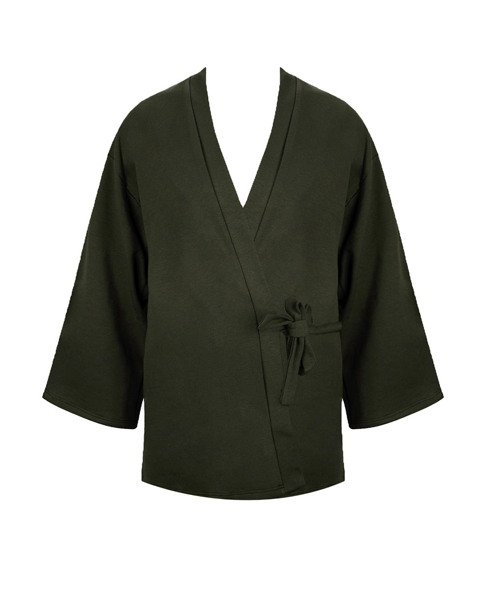 Déshabillé court Antigel de Lise Charmel Tressage Graphic éclat aventure kaki ELC1937-EA