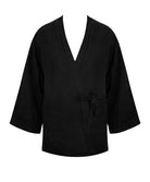 Déshabillé court Antigel de Lise Charmel Tressage Graphic noir ELC1937-TN