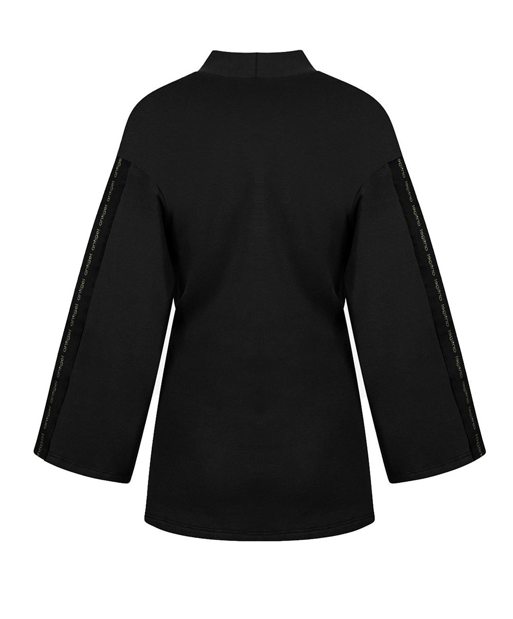 Déshabillé court Antigel de Lise Charmel Tressage Graphic noir ELC1937-TN